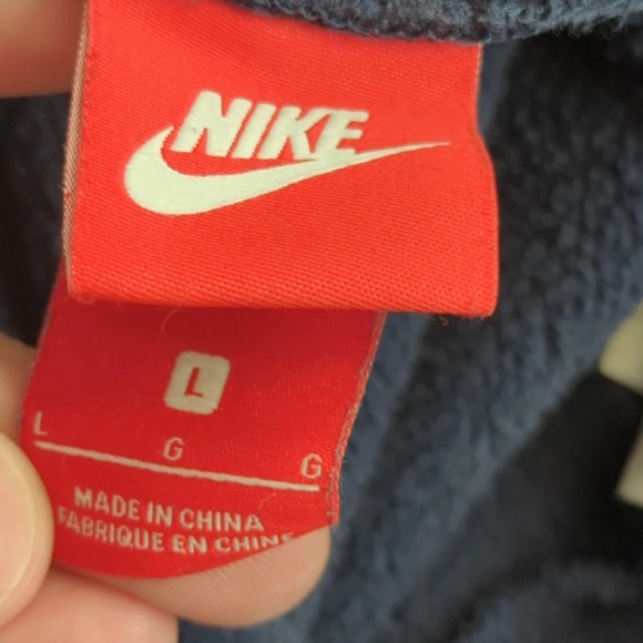 Nike Sportswear Pants Mens Large Navy Blue Joggers Spell Out Logo 923484-451 - Picture 5 of 13